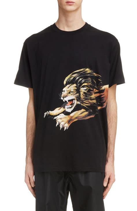 shark givenchy shirt|Givenchy lion t shirt.